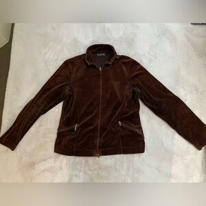 Ralph Lauren Brown Velvet Jacket